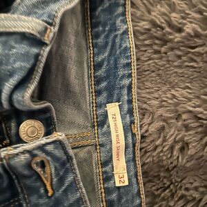 High Rise Skinny Jeans - Blue